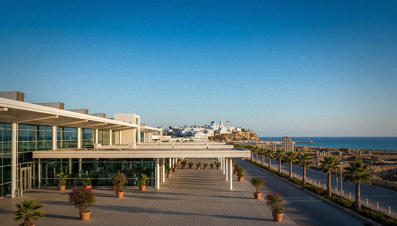 Zone des arrivées de l'Aéroport de Tunis-Carthage